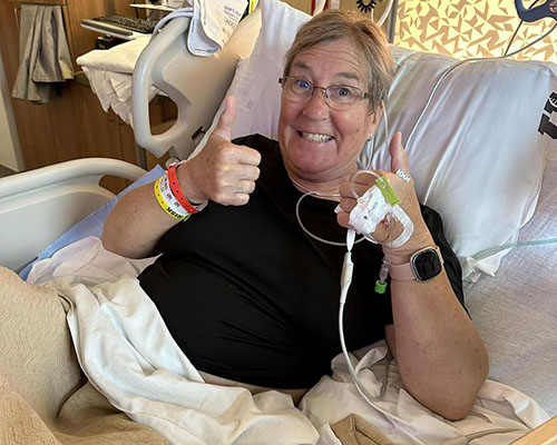 Ann Driever Recovers from Surgery