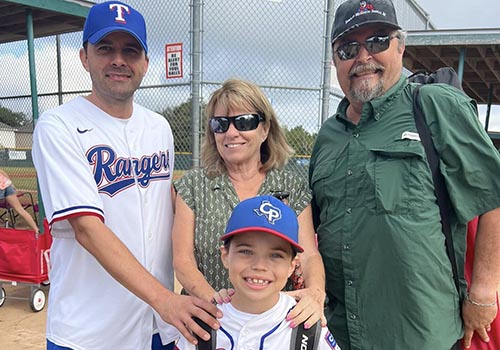 Bill, Sheryl, Tyler and Ranger Dad